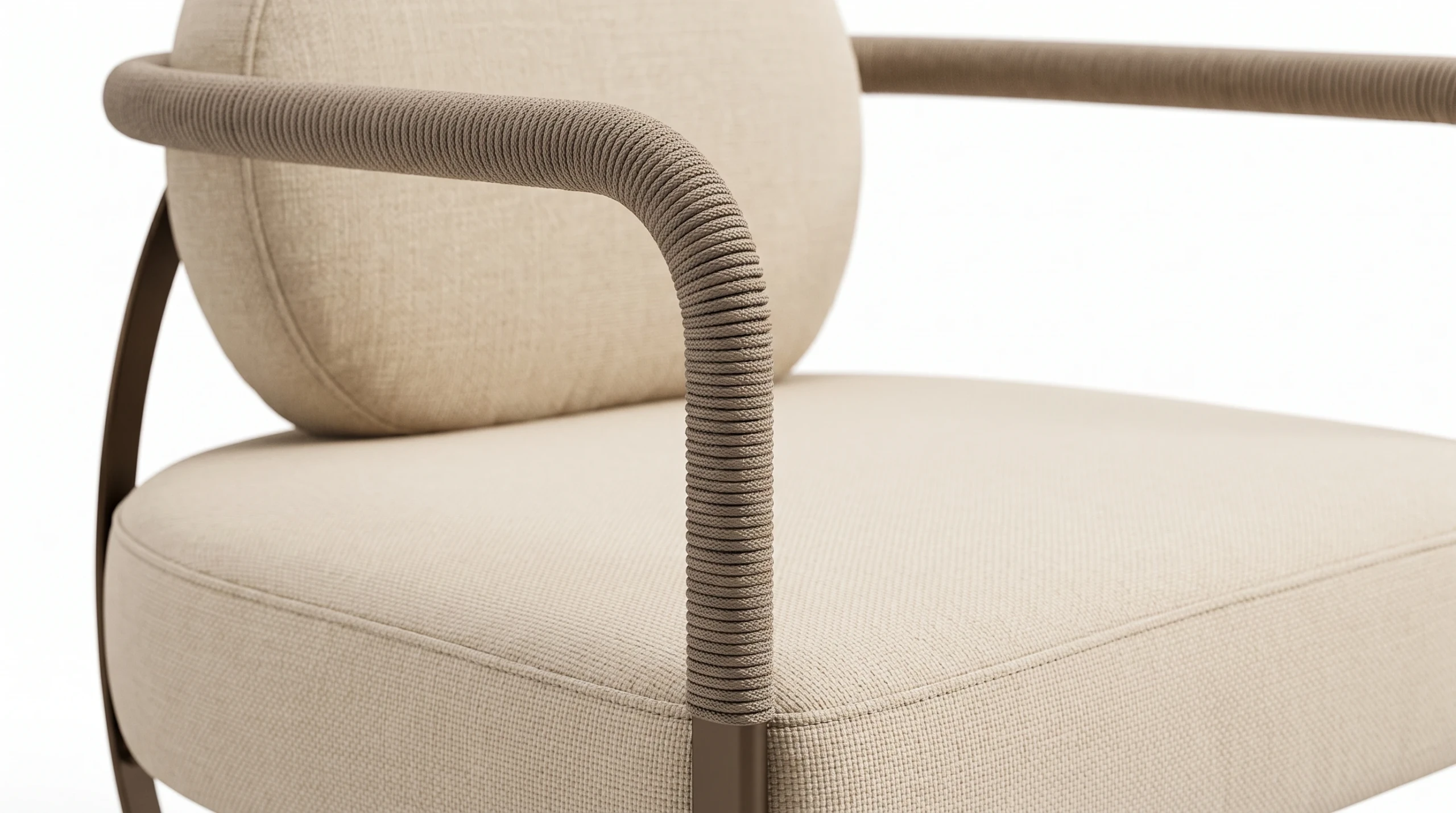 Thalia armchair styled in a contemporary interior