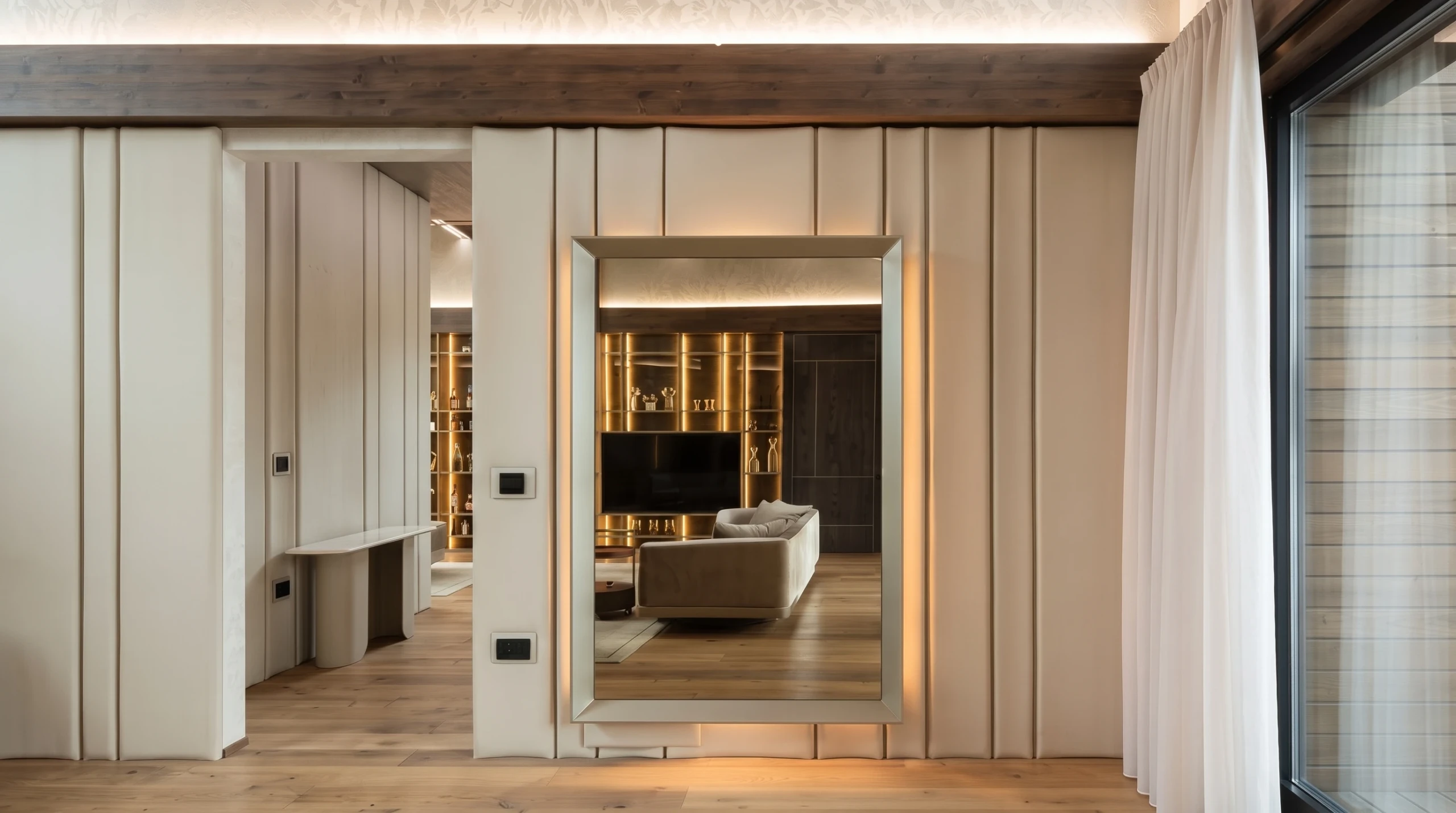 Vienna mirror in a designer interior