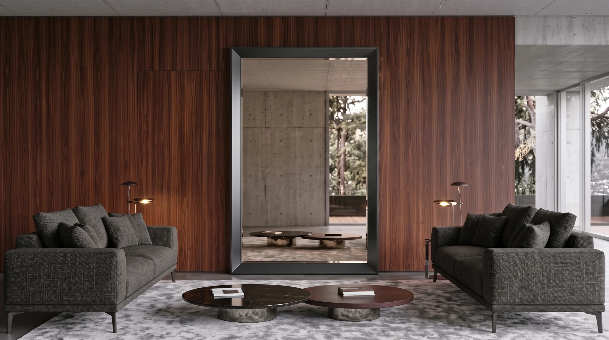 Vienna mirror in a stylish home interior