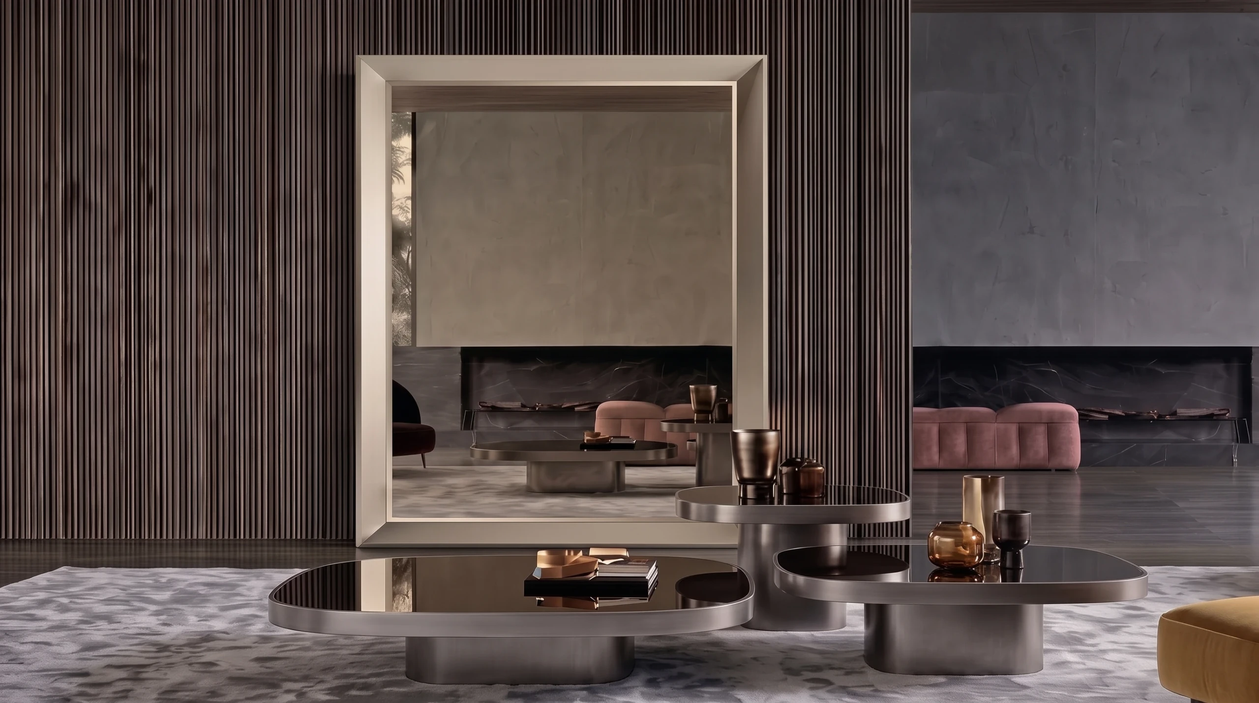 Vienna mirror styled in a minimalist space
